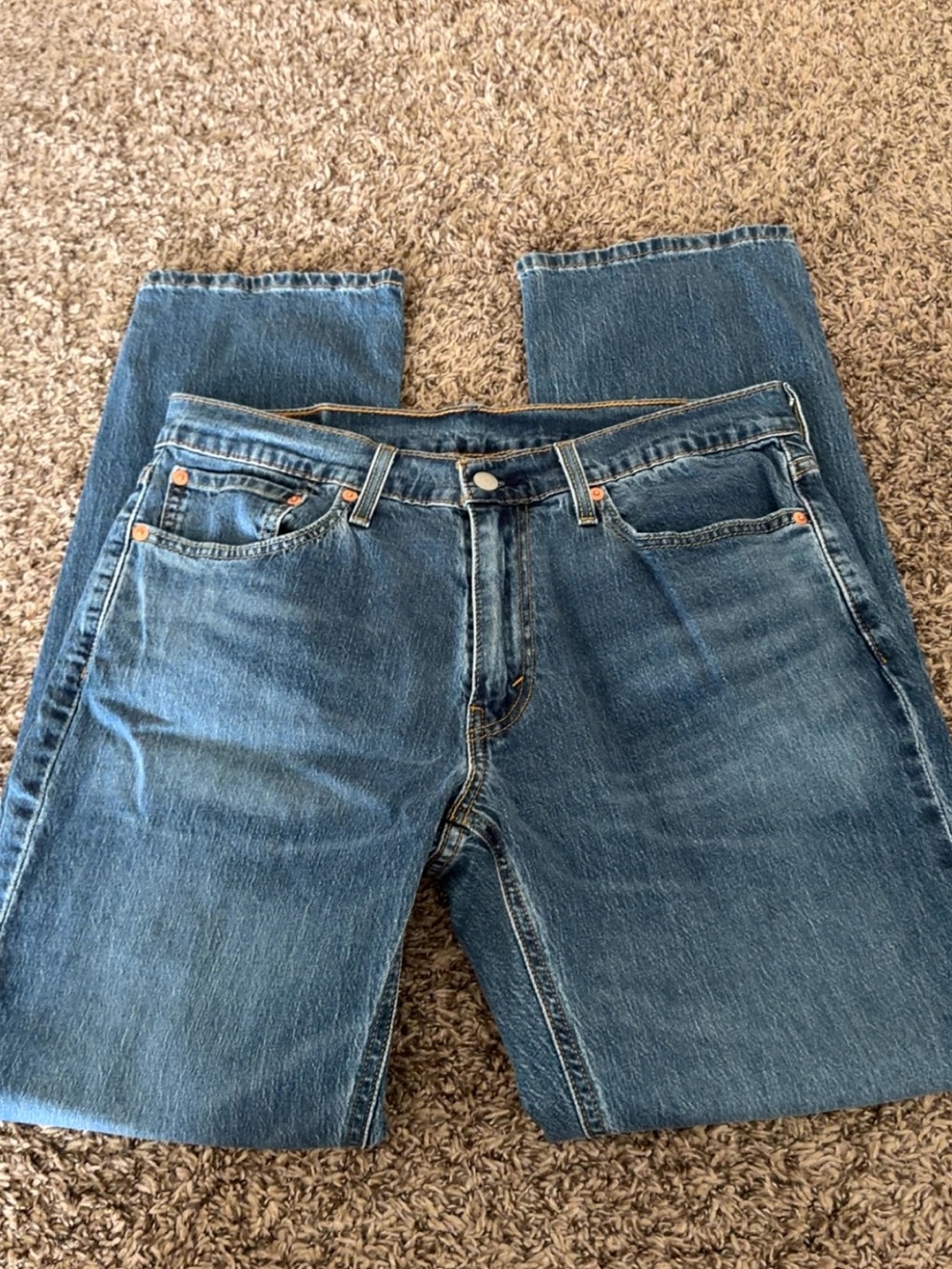 Levi's Men's Blue Straight-Leg Jeans